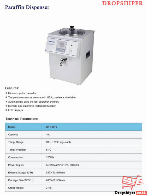 Alat Dispenser Parafin BK-PD10