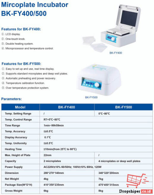 Inkubator Microplate Laboratorium BK-FY400 Series