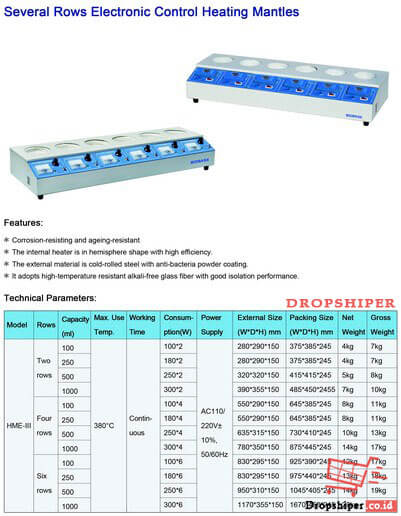 Electronic-Control-Heating-Mantle-HME-III-2 Electronic Control Heating Mantle HME-III