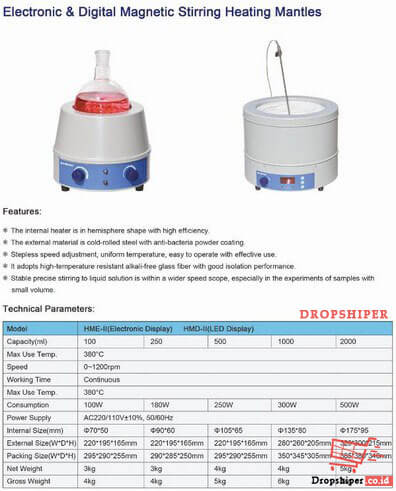 Magnetic-Stirring-Heating-Mantle-HME-II-Series-2