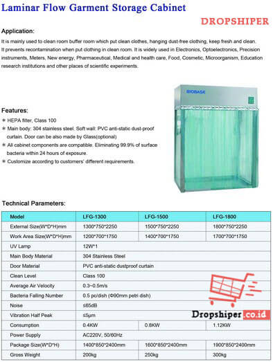 Laminar-Flow-Garment-Storage-Cabinet-LFG-1300-Series-2