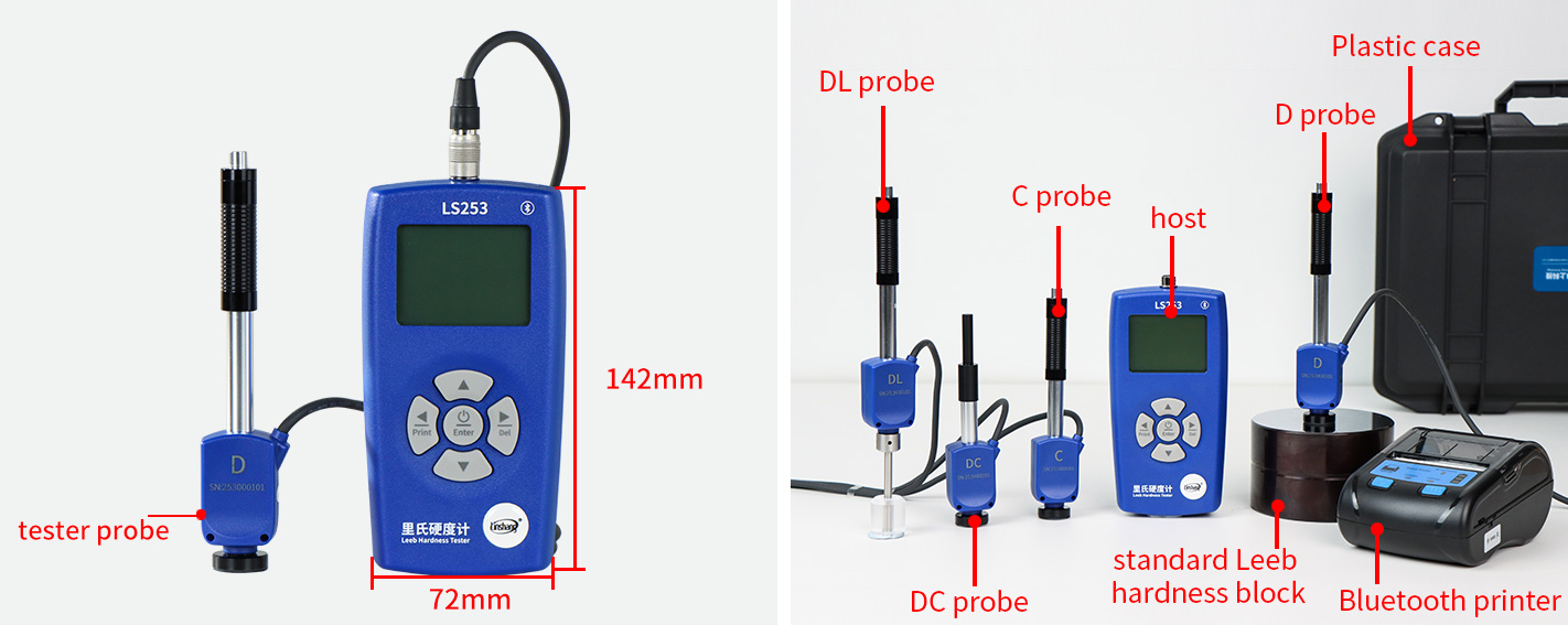 LS253 Multi-Probe Leeb Hardness Tester 2 LS253 Multi-Probe Leeb Hardness Tester