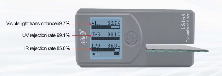 Alat Pengukur transmisi Kaca Film LS163