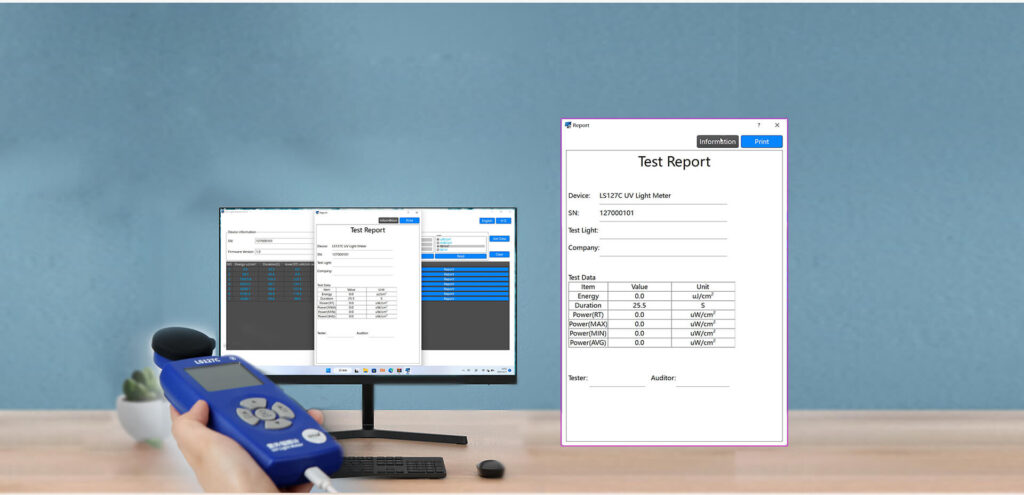 Alat Uji Sinar UV Portabel LS127C