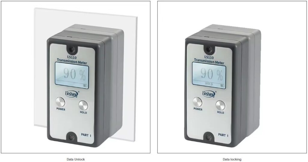 Alat Uji Transmitansi Cahaya tampak Kaca Film LS110