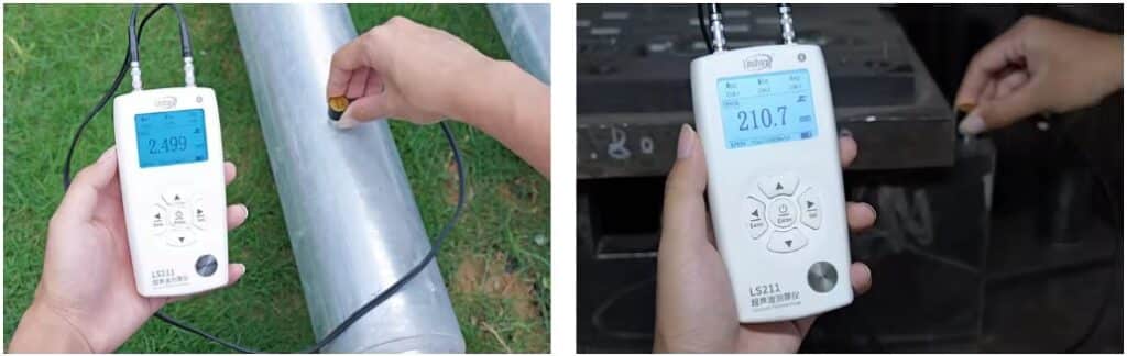 LS211 Portable Ultrasonic Thickness Gauge