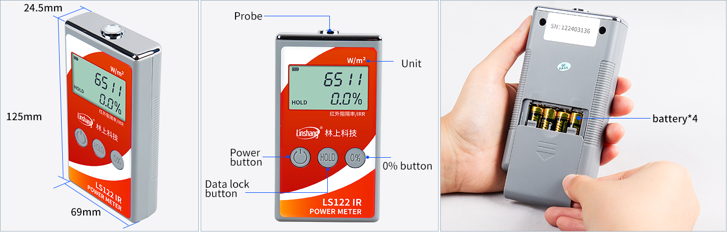 LS122 Infrared Power Meter Portabel LS122 Infrared Power Meter Portabel
