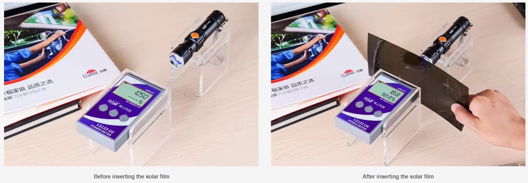 Ultraviolet Power Testing (UV Rejection) LS123