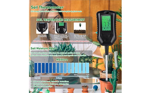 AMT321 4 IN 1 Soil Tester Digital AMT321 4 IN 1 Soil Tester Digital