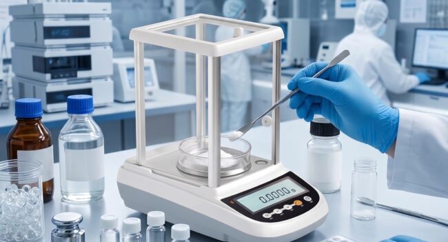 Aplikasi: Timbangan Analitik 0.0001g BA-I6104 di Industri Farmasi