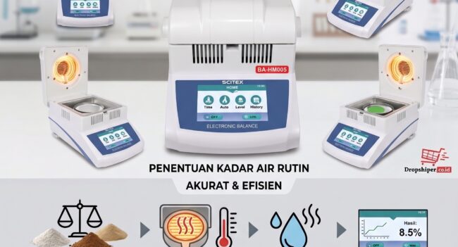 BA-HM005Series Moisture Balance – Penentuan Kadar Air Rutin di laboratorium