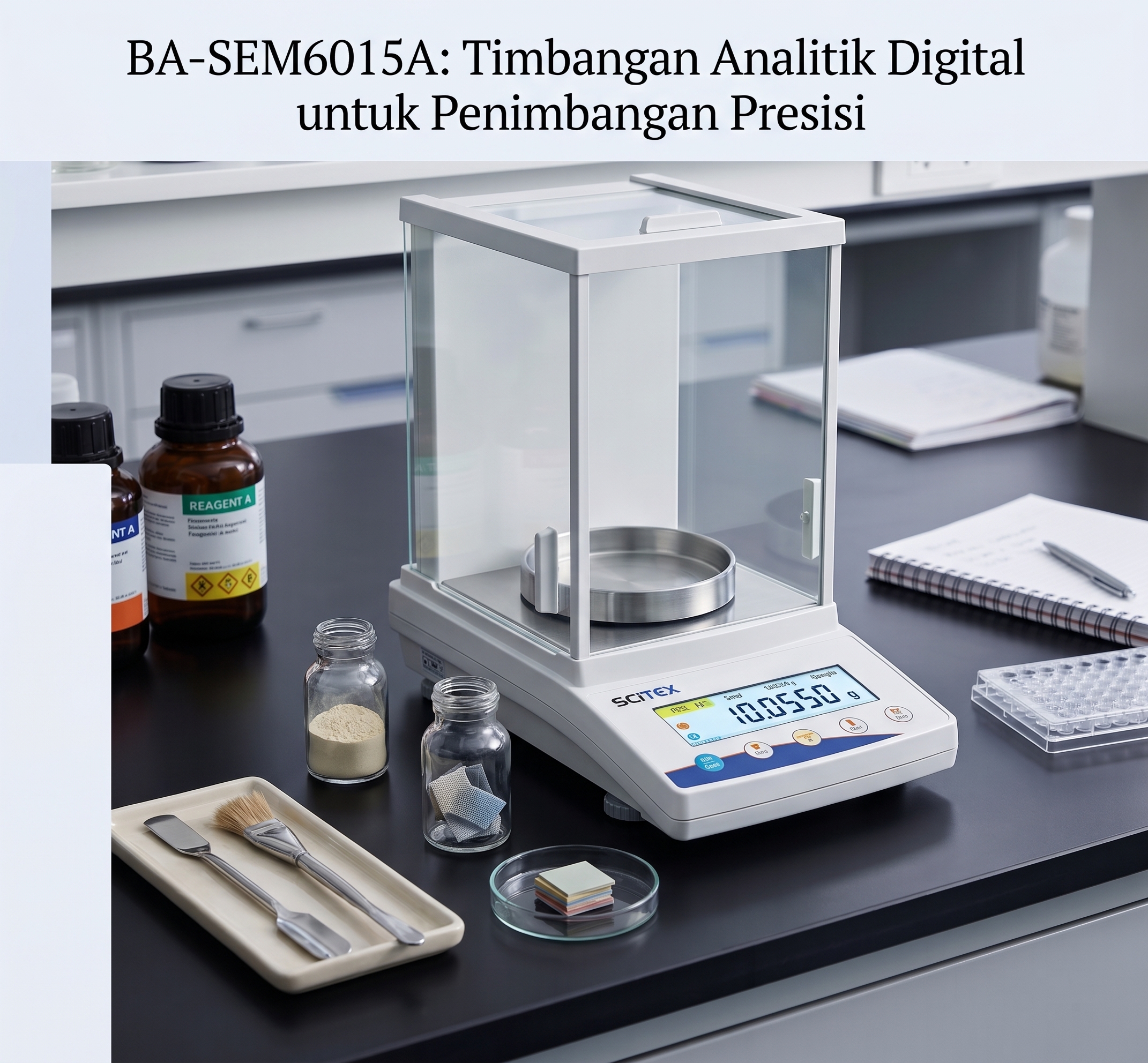 BA-SEM6015A: Timbangan Analitik Digital untuk laboratorium