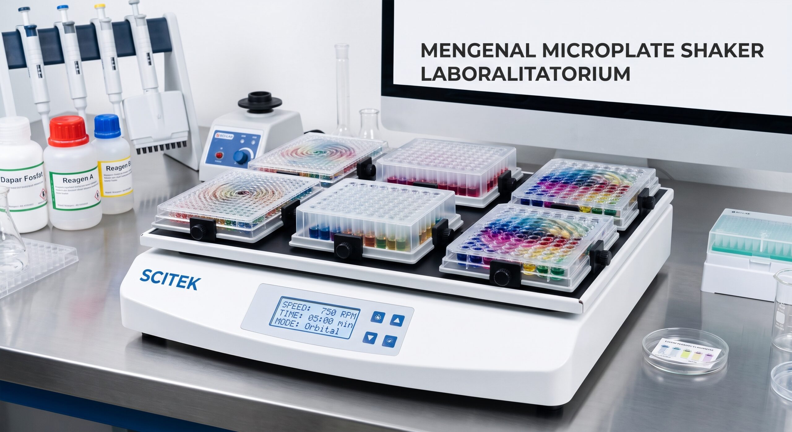 Mengenal Microplate Shaker Laboratorium untuk pencampuran sampel microplate