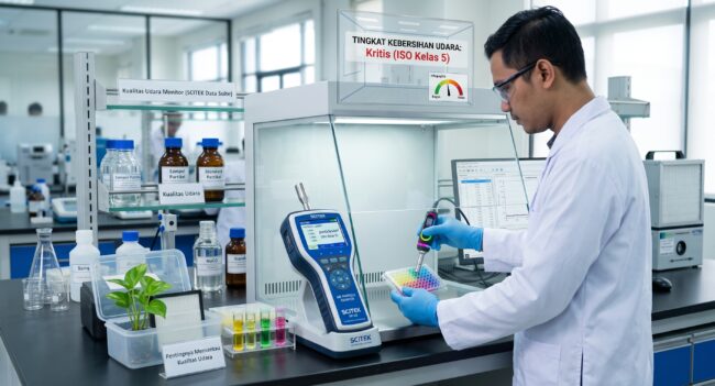 Pentingnya Memantau Kualitas udara dengan Particle Counter di laboratorium/Pentingnya Memantau Kualitas udara melalui pengukuran partikel udara