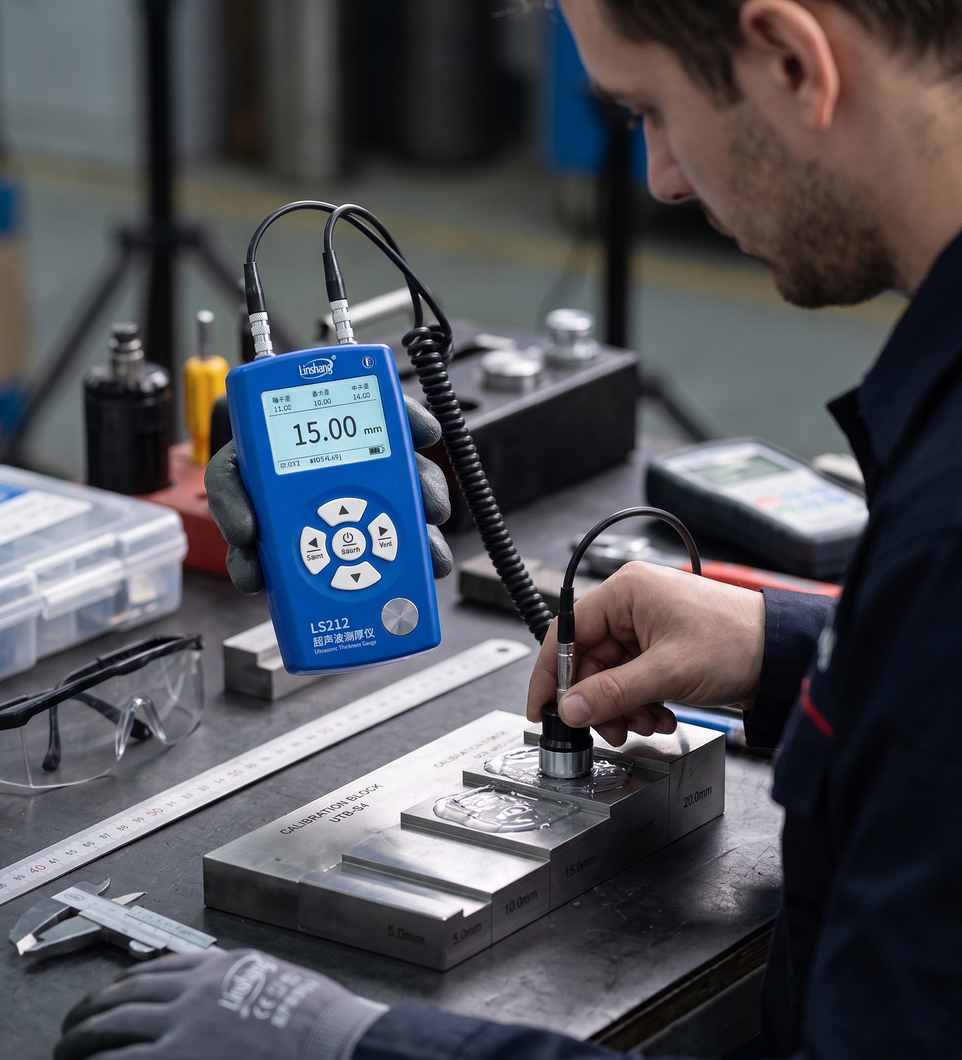 Kalibrasi dan Verifikasi Ultrasonic Thickness Gauge LS212