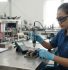 Hardness tester benda ringan dengan metode UCI pada komponen logam tipis