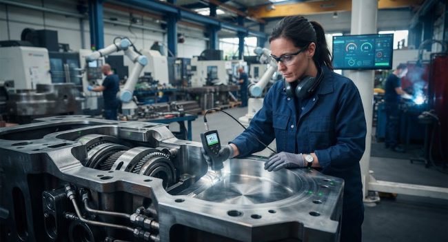 Hardness tester untuk pengujian kekerasan material industri