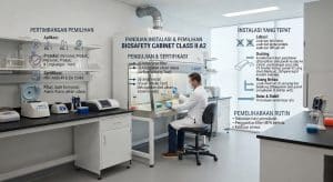 Instalasi dan pemilihan Biosafety Cabinet Class II A2