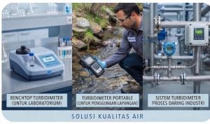 Turbidimeter laboratorium digital benchtop untuk pengujian kualitas air