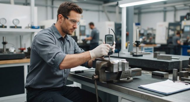 Kekasaran permukaan hardness tester Leeb pada pengujian baja