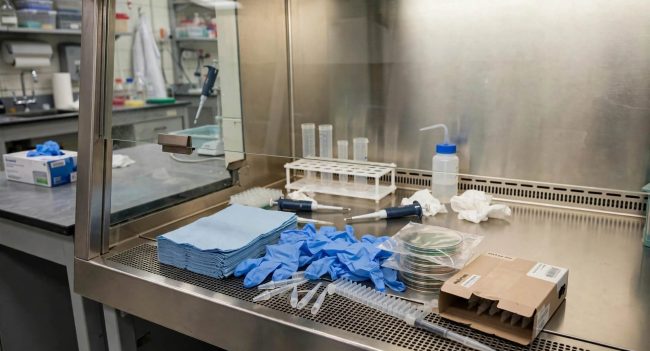 kesalahan umum penggunaan biosafety cabinet grille terhalang material