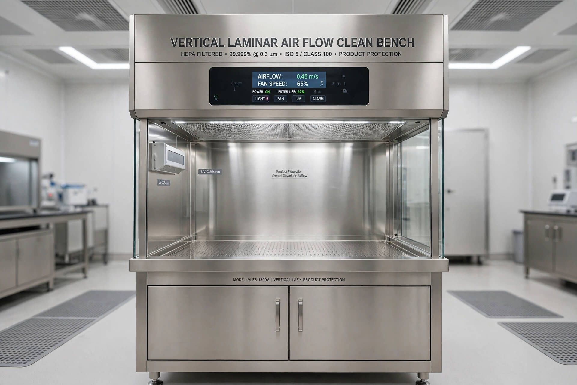 Vertical LAF vs BSC difference product only vs personnel product environment protection airflow