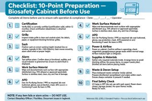 Checklist 10 poin persiapan BSC sebelum digunakan