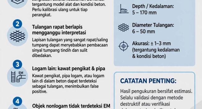Cara Aman Mendeteksi Besi dalam Beton Sebelum Melakukan Pengeboran (Core Drilling