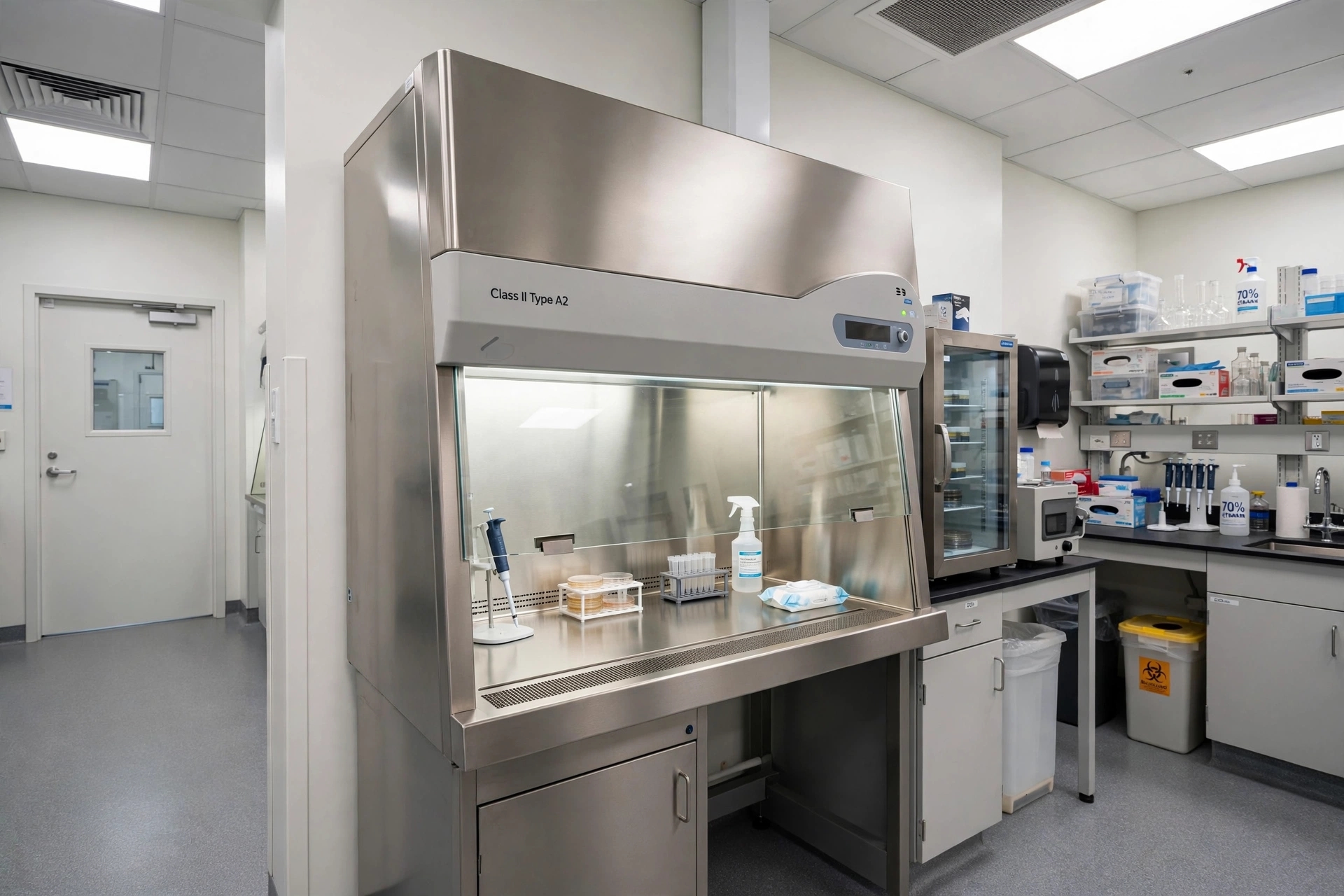 persyaratan lokasi instalasi biosafety cabinet menurut who di laboratorium
